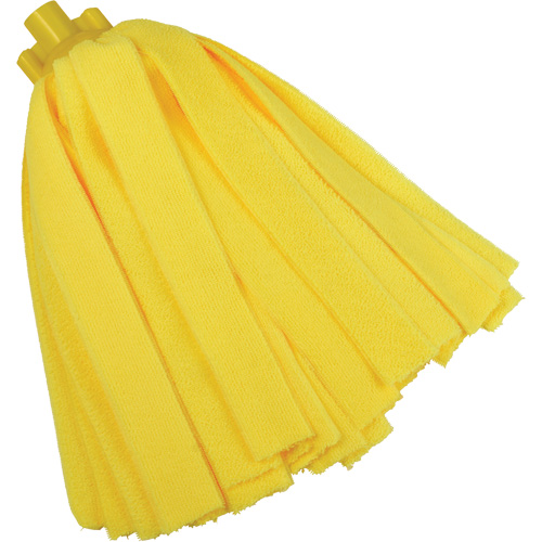 Socket Mop, Yellow, Microfibre, Cut Style Pathway Supply LP