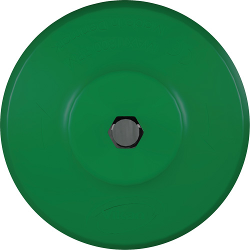 Brosse ronde HyDrive pour perceuse, Soies Tr&egrave;s ferme, Longueur de 3-1/10", Vert Pathway Supply LP