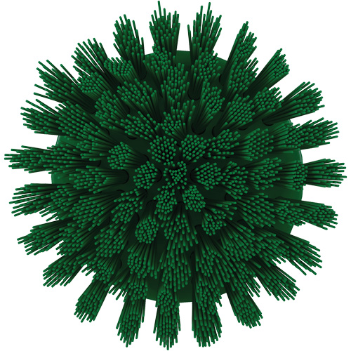 Brosse ronde HyDrive pour perceuse, Soies Tr&egrave;s ferme, Longueur de 3-1/10", Vert Pathway Supply LP