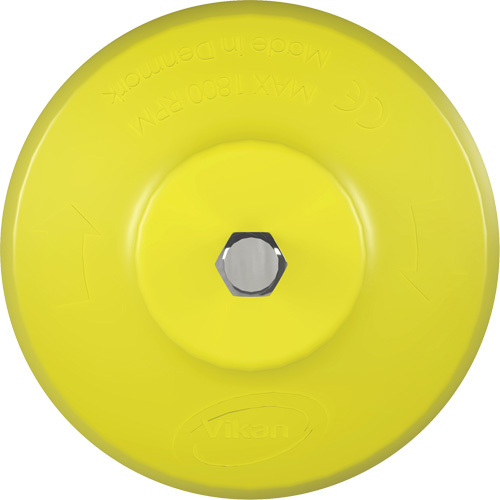 Brosse ronde HyDrive pour perceuse, Soies Tr&egrave;s ferme, Longueur de 3-1/10", Jaune Pathway Supply LP