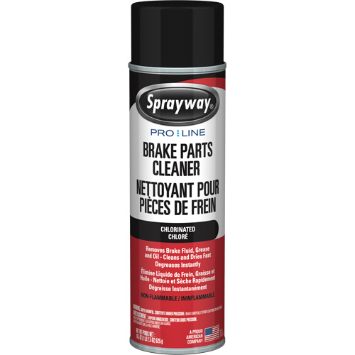 Nettoyant pour pi&egrave;ces de freins Pro Line avec tr&egrave;s faible teneur en COV, Canette a&eacute;rosol Pathway Supply LP