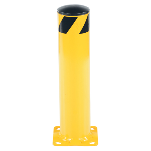 Safety Bollard, Steel, 24" H x 5-1/2" W, Yellow Pathway Supply LP