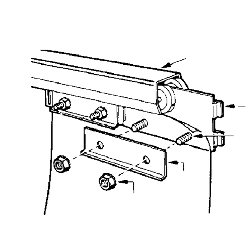 Strip Door Hinged Trolley Section Pathway Supply LP