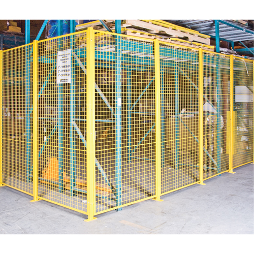 Wire Mesh Partition Components - Universal Posts, 10-1/4' H Pathway Supply LP