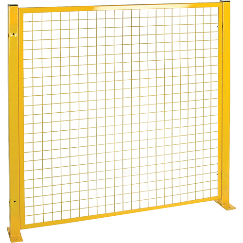 Protecteurs de p&eacute;rim&egrave;tre, 4,125' h x 2" la, Jaune Pathway Supply LP