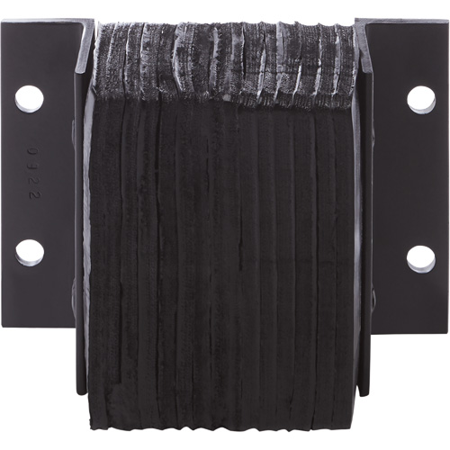 Laminated Dock Bumpers, Horizontal, Rubber, 12" W x 4" D x 12" H Pathway Supply LP