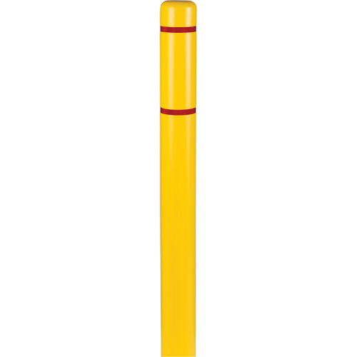 Polyethylene Bollard Covers, 4-1/2" Dia. x 64" L, Yellow Pathway Supply LP