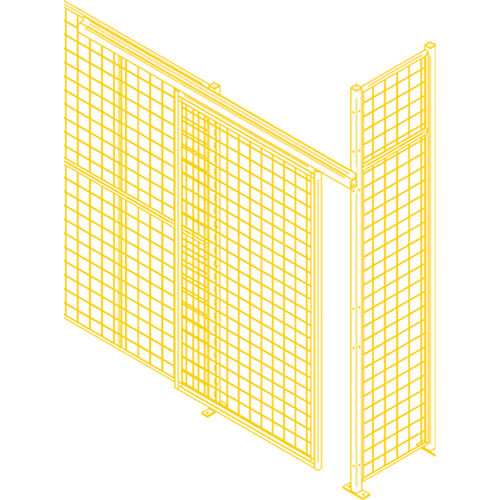 Wire Mesh Partition Components - Hardware Pathway Supply LP