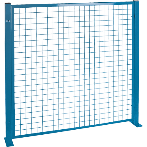 Perimeter Guards - Mesh Style, 4' H x 4' W, Blue Pathway Supply LP