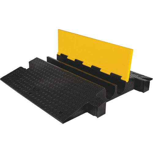 Yellow Jacket&reg; Extreme Crossover Cable Protector, 2 Channels, 35.75" L x 42.125" W x 5.125" H Pathway Supply LP