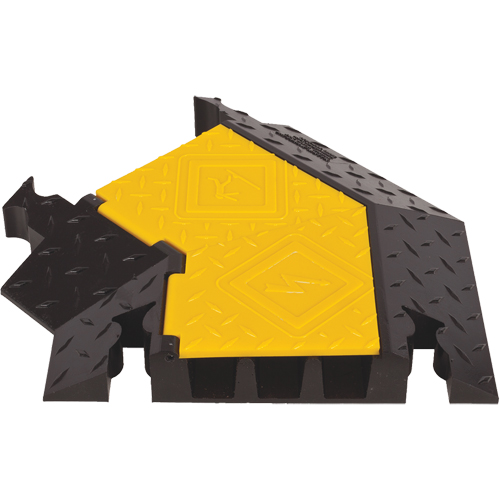 Yellow Jacket&reg; 3-Channel Heavy Duty Cable Protector - Left Turn Pathway Supply LP