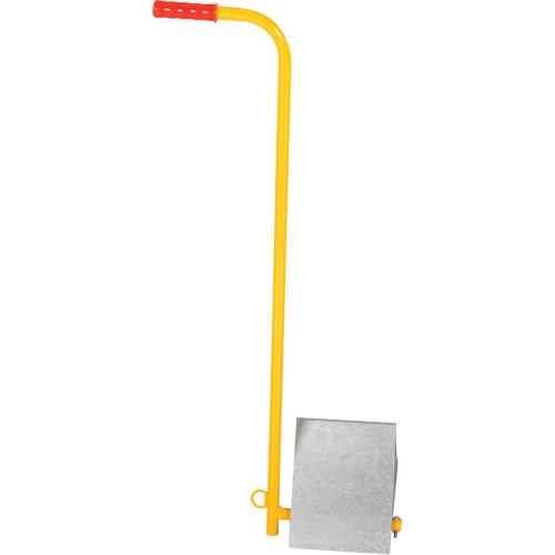 Aluminum Wheel Chock With Handle, 7" W x 11-7/8" D x 7-11/16" H Pathway Supply LP