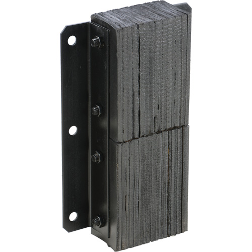 Butoir de quai lamell&eacute;, Vertical, Caoutchouc, 13-1/4" la x 4-1/2" p x 20" h Pathway Supply LP