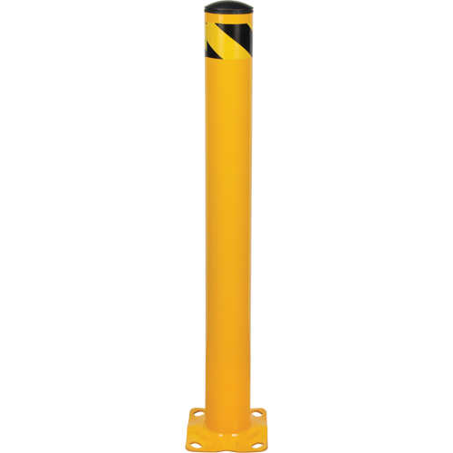 Butoir, Acier, 42" h x 4-1/2" la, Jaune Pathway Supply LP