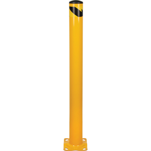 Bollard, Steel, 48" H x 4-1/2" W, Yellow Pathway Supply LP