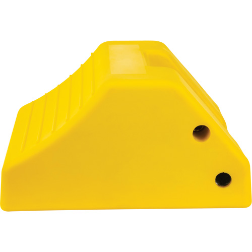 Cale de roue robustes, Ur&eacute;thane, Jaune, 15-1/2" la x 17-7/10" p x 10" h Pathway Supply LP