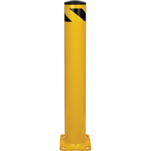 Butoir de s&eacute;curit&eacute;, Acier, 36" h x 5-1/2" la, Jaune Pathway Supply LP