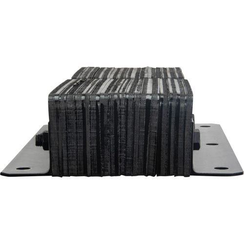 Butoirs de quai lamell&eacute;s, Vertical, Caoutchouc, 11" la x 4" p x 24" h Pathway Supply LP