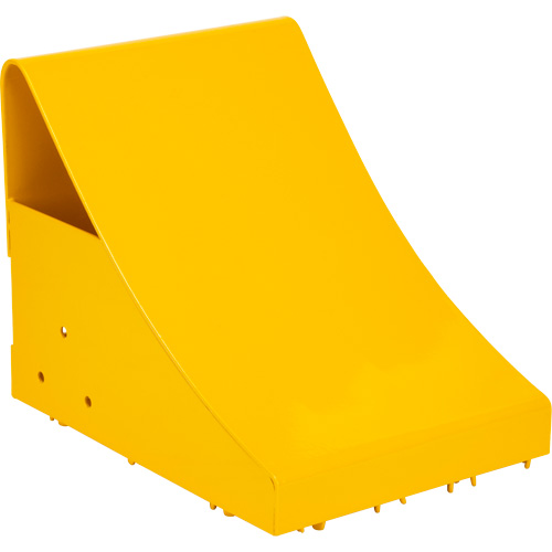 Ice Chocks, Steel, Yellow, 8-1/16" W x 10-5/8" D x 8-13/16" H Pathway Supply LP