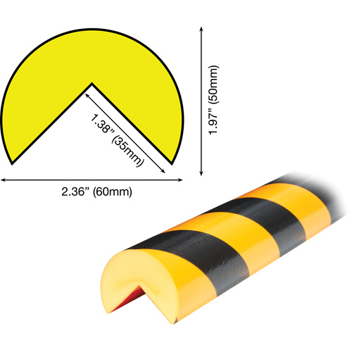 A Plus Profile 1M Corner Protection Bumper Guard Pathway Supply LP