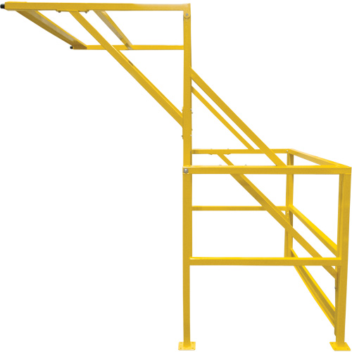 Barri&egrave;re de s&eacute;curit&eacute; pour mezzanine, 70" lo x 77" ha, 78" &eacute;lev&eacute;e, Jaune Pathway Supply LP
