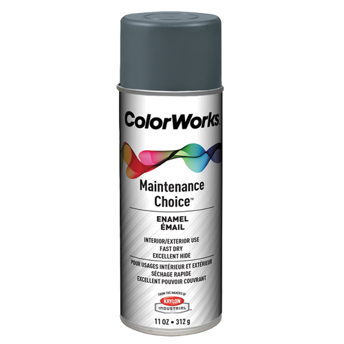 &eacute;mail Maintenance Choice, Gris fonc&eacute; machinerie, Brillant, 11 oz, Canette a&eacute;rosol Pathway Supply LP