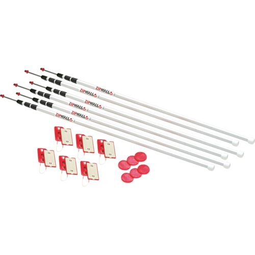 Zipwall&reg; Spring Loaded Pole Pathway Supply LP