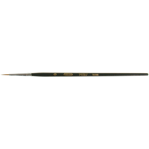 Pinceau d'artiste, Largeur de la brosse de 1/16", Martre rouge, Manche &agrave; Bois Pathway Supply LP