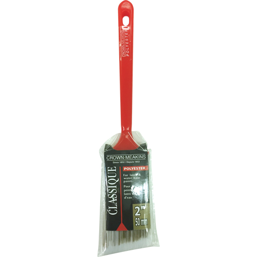 Pinceau angulaire classique, Polyester, Manche Plastique, Largeur de 2" Pathway Supply LP