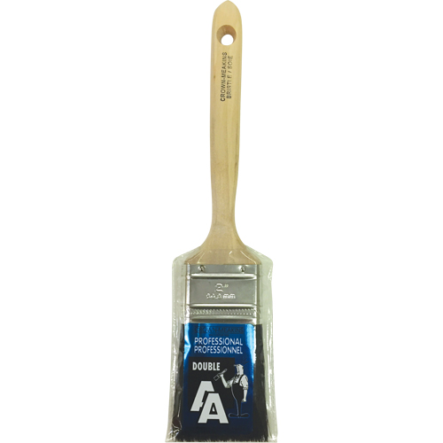 Straight Sash Paint Brush, Bristle, Wood Handle, 2" Width Pathway Supply LP