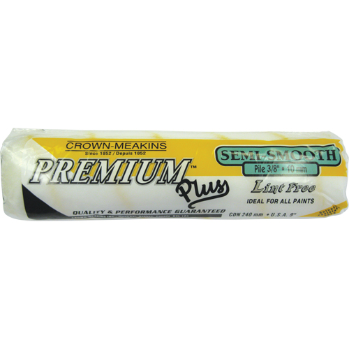 Manchon de rouleau &agrave; peinture non pelucheux professionnel, Nap 10 mm (3/8"), 240 mm (9-1/2") l Pathway Supply LP