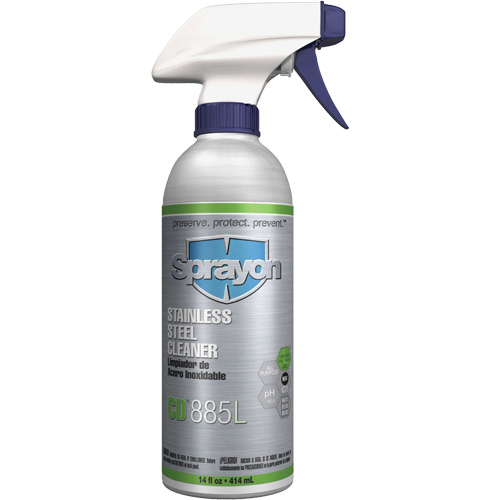 CD885 Stainless Steel Cleaner, 14 oz./414 ml, Trigger Bottle Pathway Supply LP