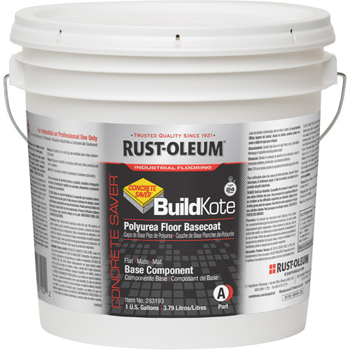 Concrete Saver&reg; BuildKote Polyurea Floor Coating Primer Part A, Pail, Clear/Tint Base Pathway Supply LP