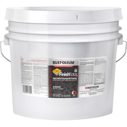 Concrete Saver&reg; FinishKote 80 High Solids Polyaspartic Floor Coating Part B, Pail, Clear/Tint Base Pathway Supply LP