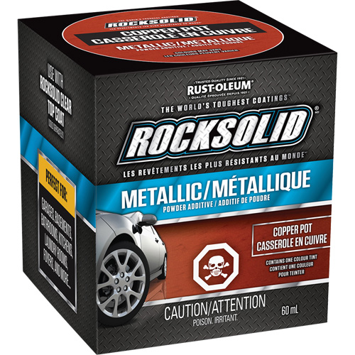 RockSolid&reg; Metallic Powder Additive, 60 mL, Bottle, Copper Pot Pathway Supply LP