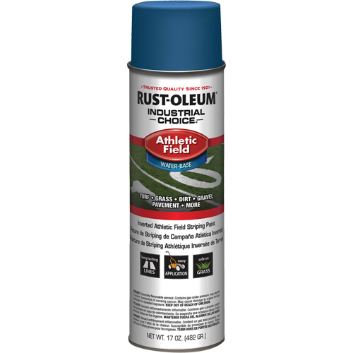 Peinture de lignage pour terrains de sport AF1600, Bleu, Canette a&eacute;rosol Pathway Supply LP