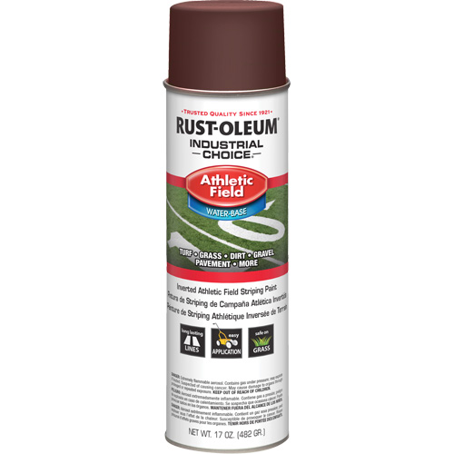 Peinture de lignage pour terrains de sport AF1600, Rouge, Canette a&eacute;rosol Pathway Supply LP