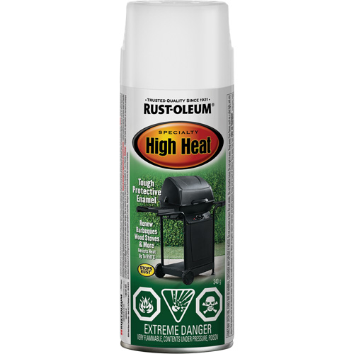 Peinture &eacute;mail en a&eacute;rosol haute temp&eacute;rature Sp&eacute;cialit&eacute;, Canette a&eacute;rosol, Blanc Pathway Supply LP