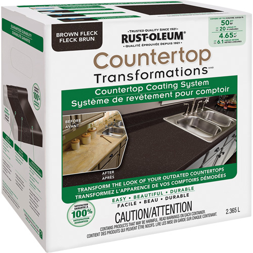Countertop Transformations&reg; Fleck Countertop Coating System, 2.37 L, Kit, Brown Fleck Pathway Supply LP