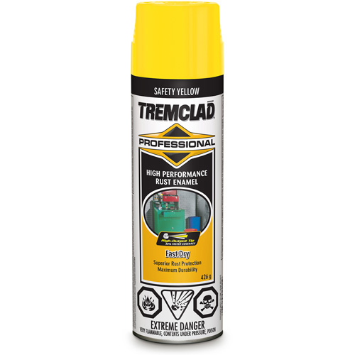 Tremclad&reg; Professional Rust Enamel, Safety Yellow, High-Gloss, Aerosol Can Pathway Supply LP