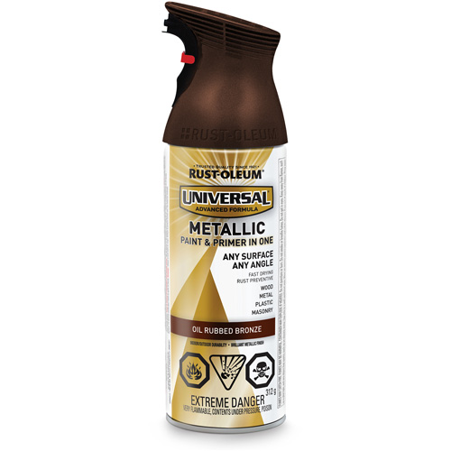 Peinture &agrave; pulv&eacute;riser Universal, Bronze huil&eacute;, M&eacute;tallique, Canette a&eacute;rosol Pathway Supply LP