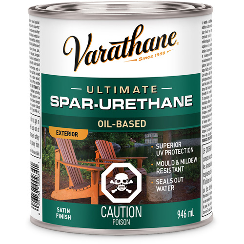 Rev&ecirc;tement &agrave; fini diamant pour bois Varathane, 946 ml, Transparent, Satin Pathway Supply LP