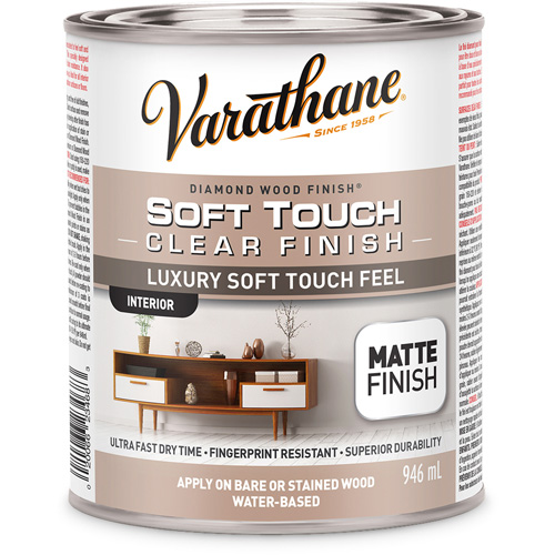 Varathane&reg; Diamond Wood Finish&reg; Coating, 946 ml, Clear, Matte Pathway Supply LP