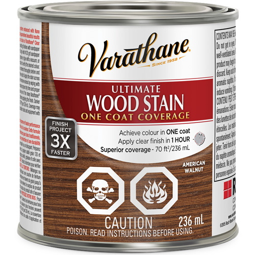 Varathane&reg; Ultimate Wood Stain, 236 ml, American Walnut Pathway Supply LP