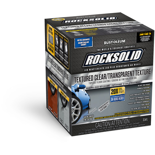 Couche de finition RockSolid, Satin/Textur&eacute;, Transparent Pathway Supply LP