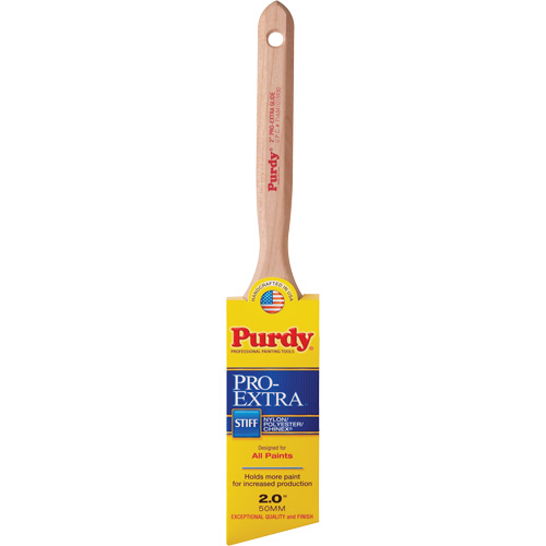 Pinceau Pro-Extra Glide, Mat&eacute;riau m&eacute;lang&eacute;, Manche Bois, Largeur de 2" Pathway Supply LP