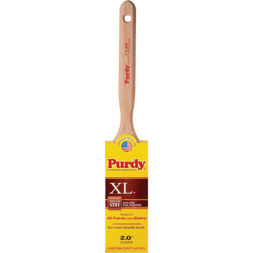 Pinceau XL Bow, Poly/nylon, Manche Bois, Largeur de 2" Pathway Supply LP