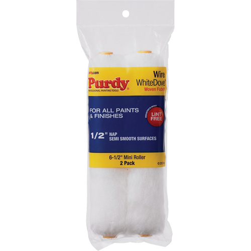 Mini rouleau en fil m&eacute;tallique Dove, Nap 12,7 mm (1/2"), 165 mm (6-1/2") l Pathway Supply LP