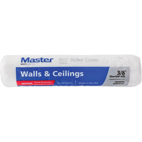 Master Woven Roller Cover, 10 mm (3/8") Nap, 240 mm (9-1/2") L Pathway Supply LP