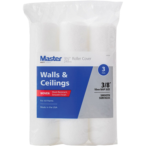 Master Woven Roller Cover, 10 mm (3/8") Nap, 240 mm (9-1/2") L Pathway Supply LP